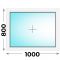 Пластиковое окно 1000x800 глухое (MELKE)