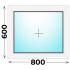 Пластиковое окно 800x600 глухое (Veka WHS)