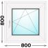 Пластиковое окно 800x800 одностворчатое (Veka WHS)