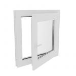 Пластиковое окно глухое 500x500 (KBE)