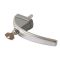 Ручка для окна SWING с ключом серебро штифт 43 мм ROTO