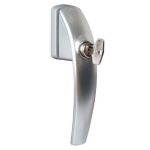 Ручка для окна SWING с ключом серебро штифт 43 мм ROTO