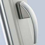 Ручка для окна SWING титан матовый штифт 45 мм (37 мм) ROTO